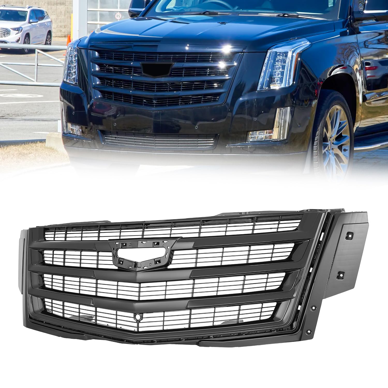 Amazon.com: KARPAL Front Bumper Upper Grille Compatible with 2015